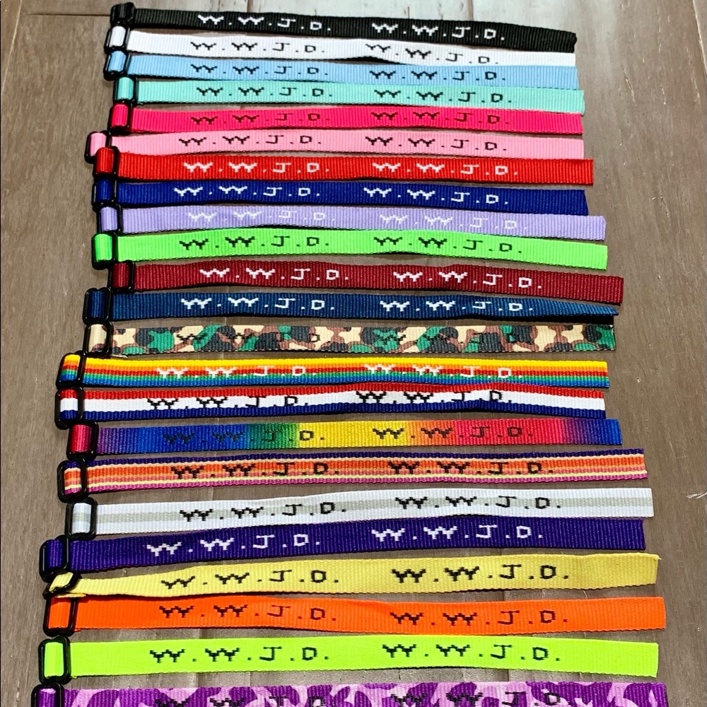 100 WWJD Bracelets